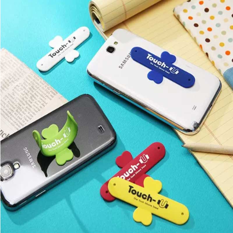 Telefon af god kvalitet u forme silikone smarttelefonstativ indehaver Personaliseret telefonstand silikone Slap Holder